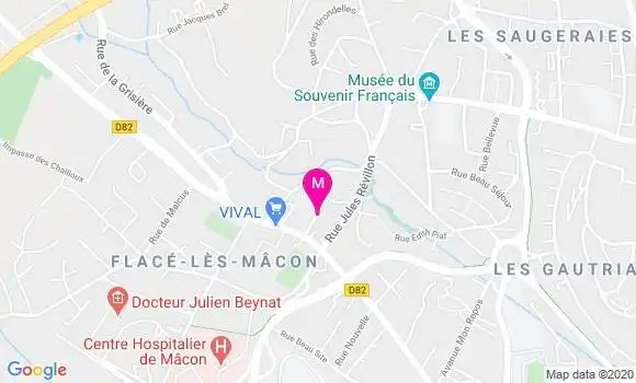 Localisation Dr Yves Sarret
