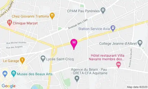 Localisation Dr Bernard Domercq