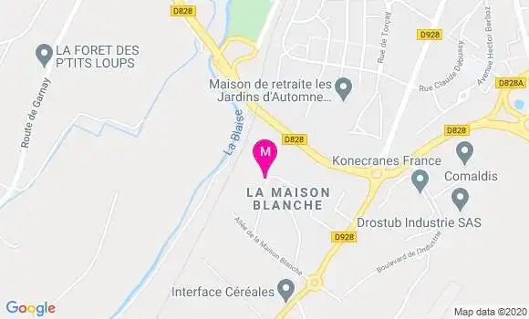 Localisation Dr Bertrand Hamel