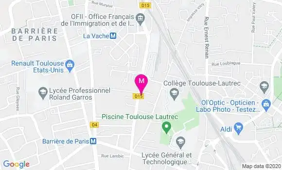 Localisation Dr David Bilfeld