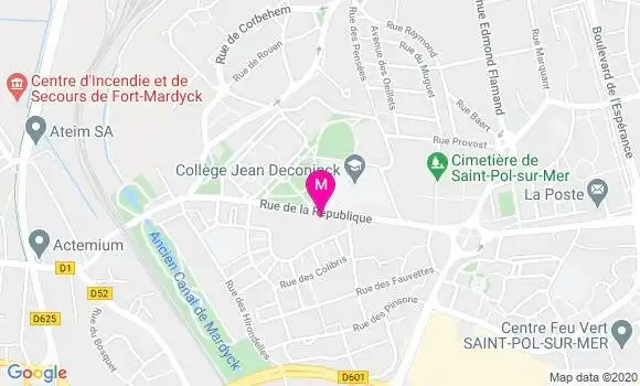 Localisation Dr Benoît Le Flohic