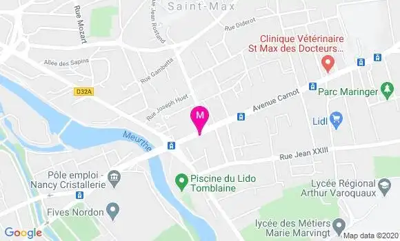 Localisation Dr Philippe Burdin