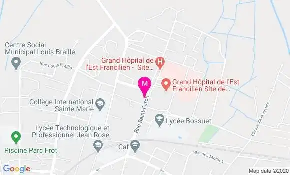 Localisation Dr Laurence Pottin