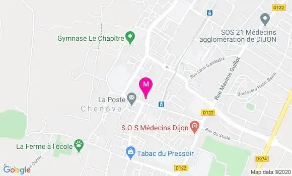 Localisation Dr Fabienne Schaefer