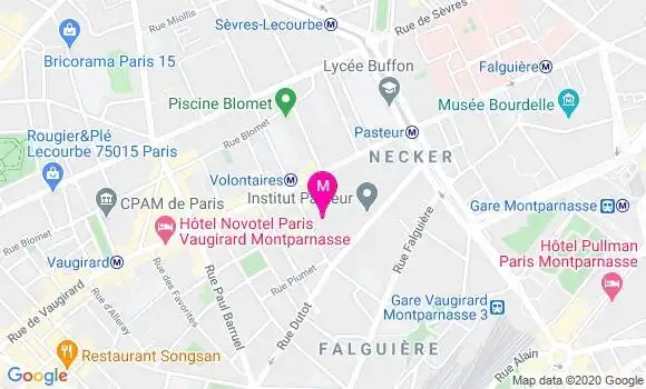 Localisation Dr Philippe Bordier