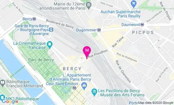 Localisation Dr Francine Roger
