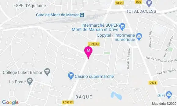 Localisation Dr Claudine Normand Pascal