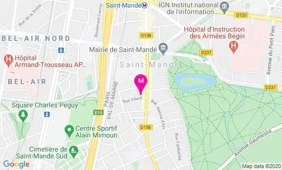 Localisation Dr Pierre Eroukhmanoff