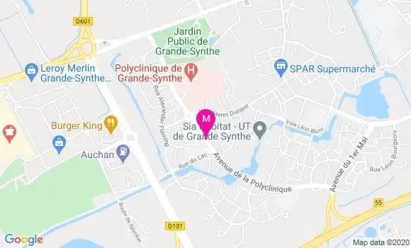 Localisation Dr Christophe Aron