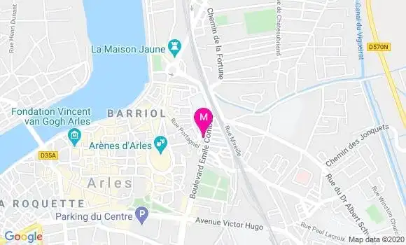 Localisation Dr Isabelle Hellier