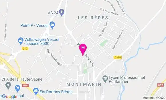 Localisation Dr Sandrine Cousin Khellaf