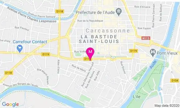 Localisation Dr Orlane Estines