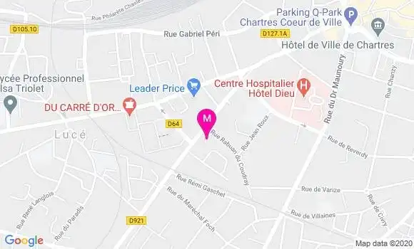 Localisation Dr Sylvie Mouret