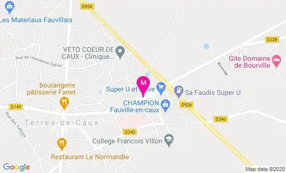 Localisation Dr Roger Pierre Fiquet