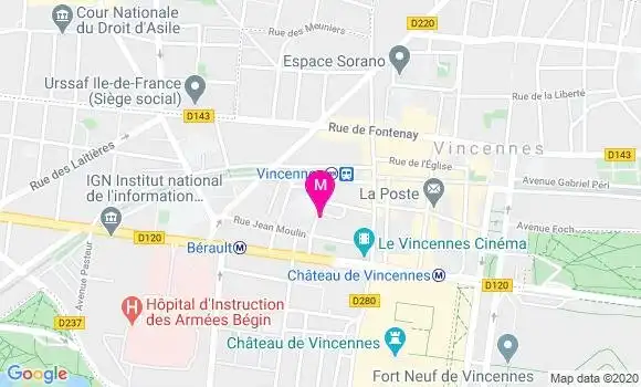 Localisation Dr Michèle Gaillot