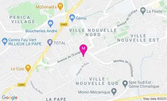 Localisation Dr Catherine Ravier