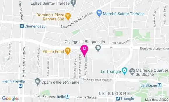 Localisation Dr Myriam Rihet