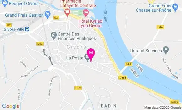 Localisation Dr Guylaine Ferre