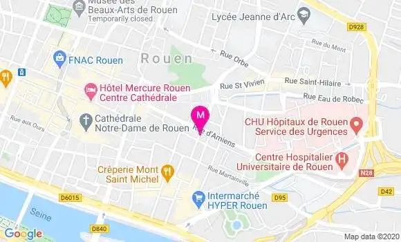Localisation Dr Virginie Rimasson Bonneville