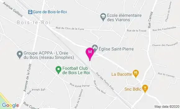 Localisation Dr Marie Emmanuelle Thomas