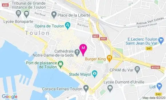 Localisation Dr Christine Juglard