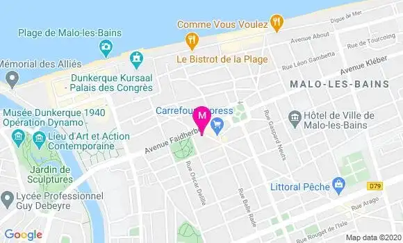 Localisation Dr Jean Francis Lepoutre