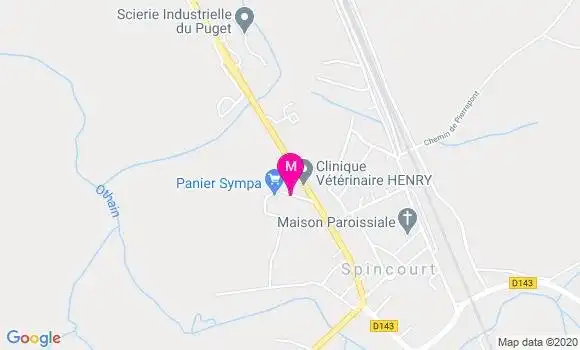 Localisation Dr Sylvain Spor