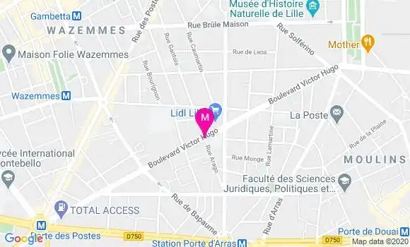 Localisation Dr Lucile El Hage Vaneecloo