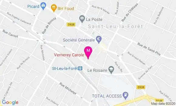 Localisation Dr Carole Vernerey
