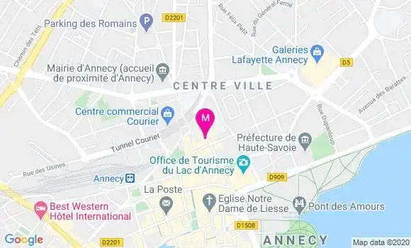 Localisation Dr Laurence Hervier
