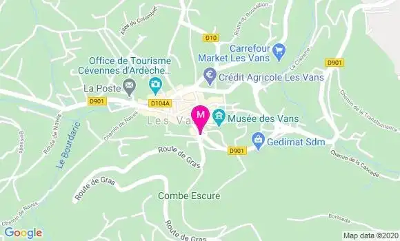 Localisation Dr Cécile Lorek