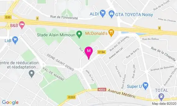 Localisation Dr Antoine Vialatte