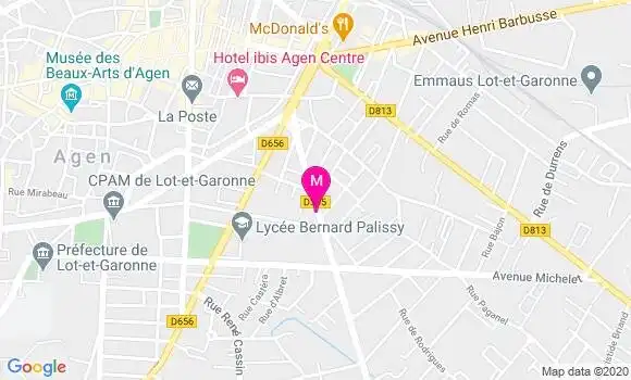 Localisation Dr Béatrice Labbe