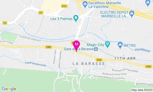 Localisation Dr Bernard Emery