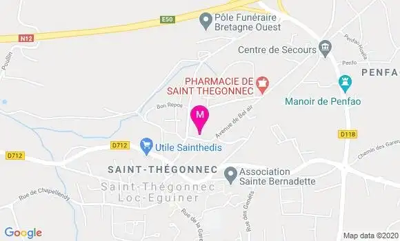Localisation Dr Brigitte Morvan