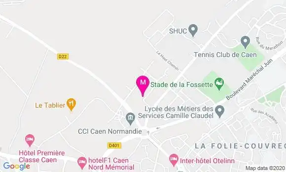 Localisation Dr Tiphaine Paitry