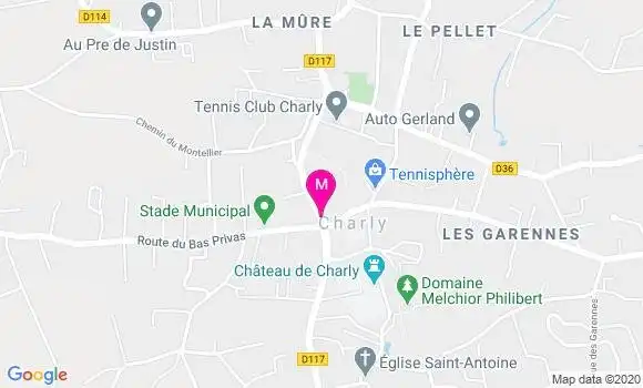 Localisation Dr Marie France Biglia Janin