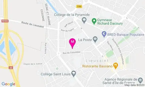 Localisation Dr Myriam Gibierge