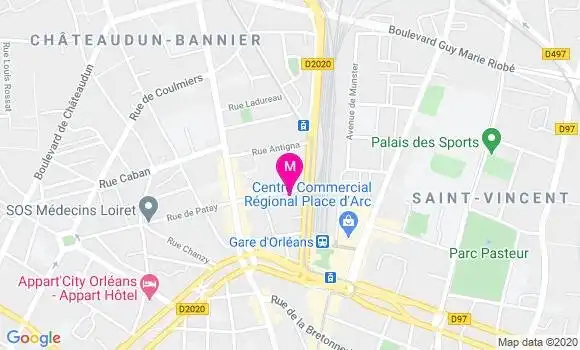 Localisation Dr Carole Delavierre