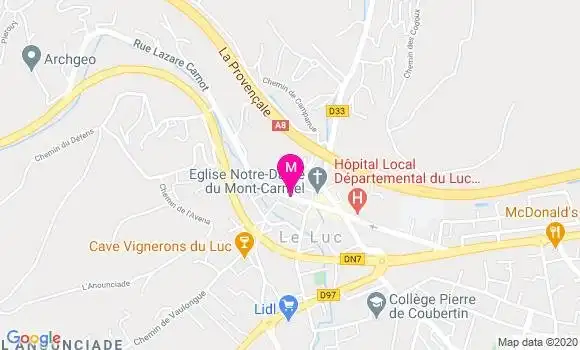 Localisation Dr Nicole Maurice