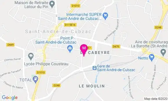 Localisation Dr Catherine Boureau
