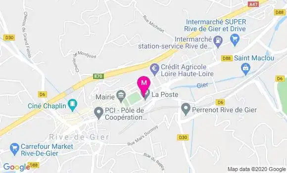 Localisation Dr Evelyne Piriou Fourel