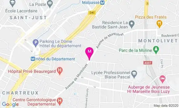 Localisation Dr Sandrine La Grassa Lalande