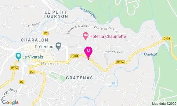 Localisation Dr Hélène Descours