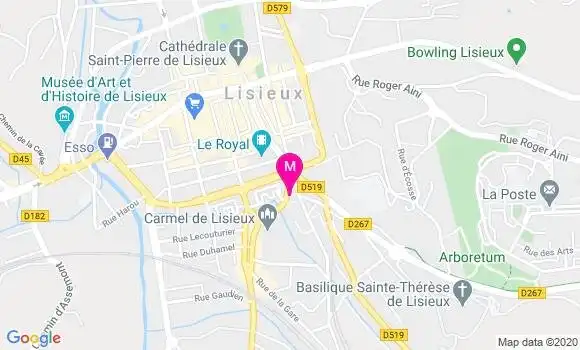 Localisation Dr Odile Mommers