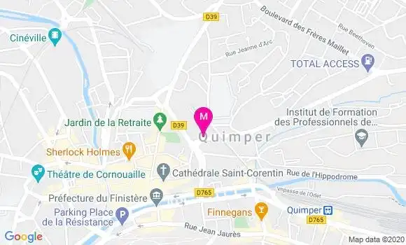 Localisation Dr Marie Josèphe Le Gall
