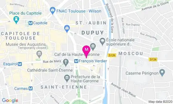 Localisation Dr Isabelle Clary