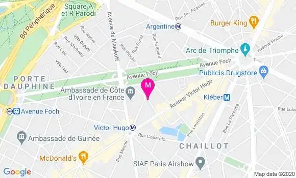Localisation Dr Catherine Arfi