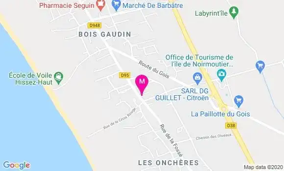 Localisation Dr Viviane Courtier