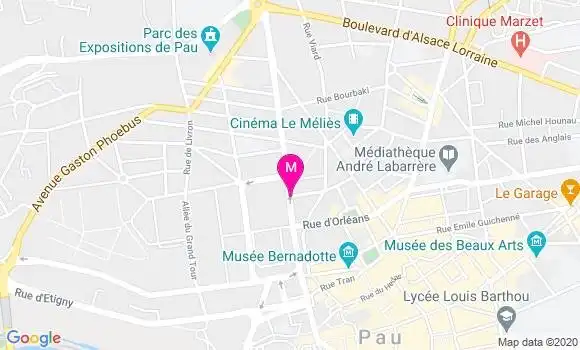 Localisation Dr Evelyne Duprat